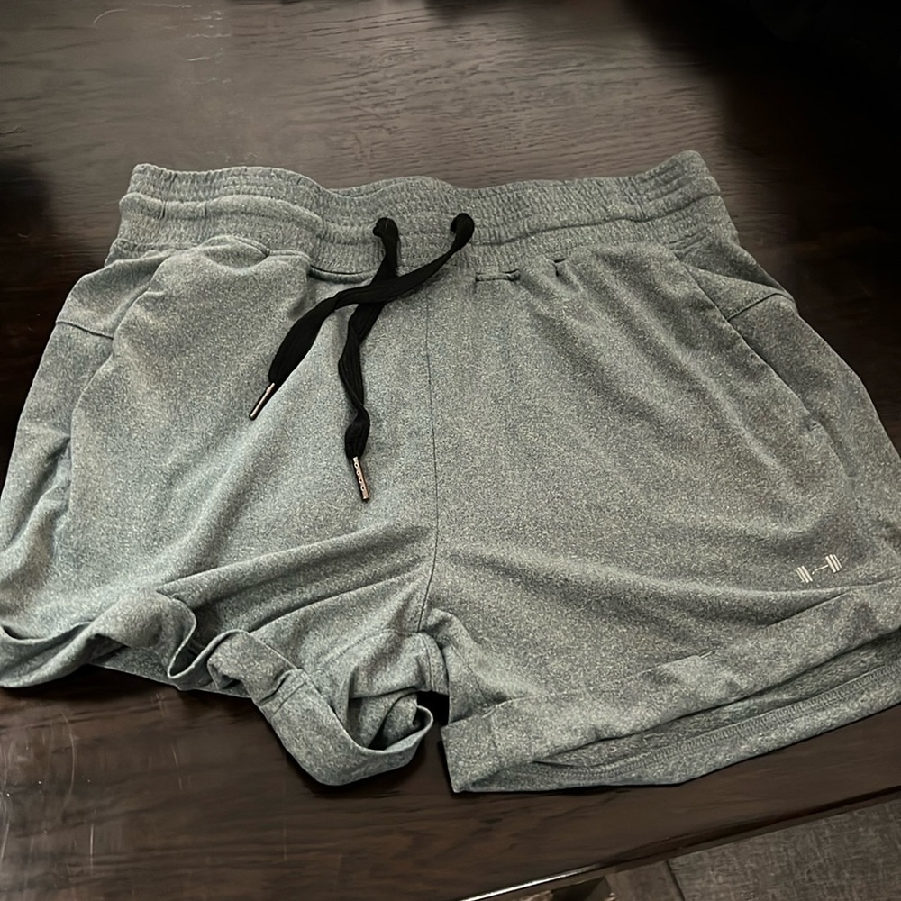 Born primitive lounge shorts size small - bluish green gray color